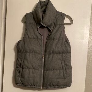 Old Navy Gray Puffer Vest